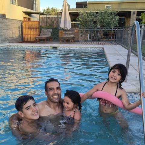 Hermoso ambiente familiar